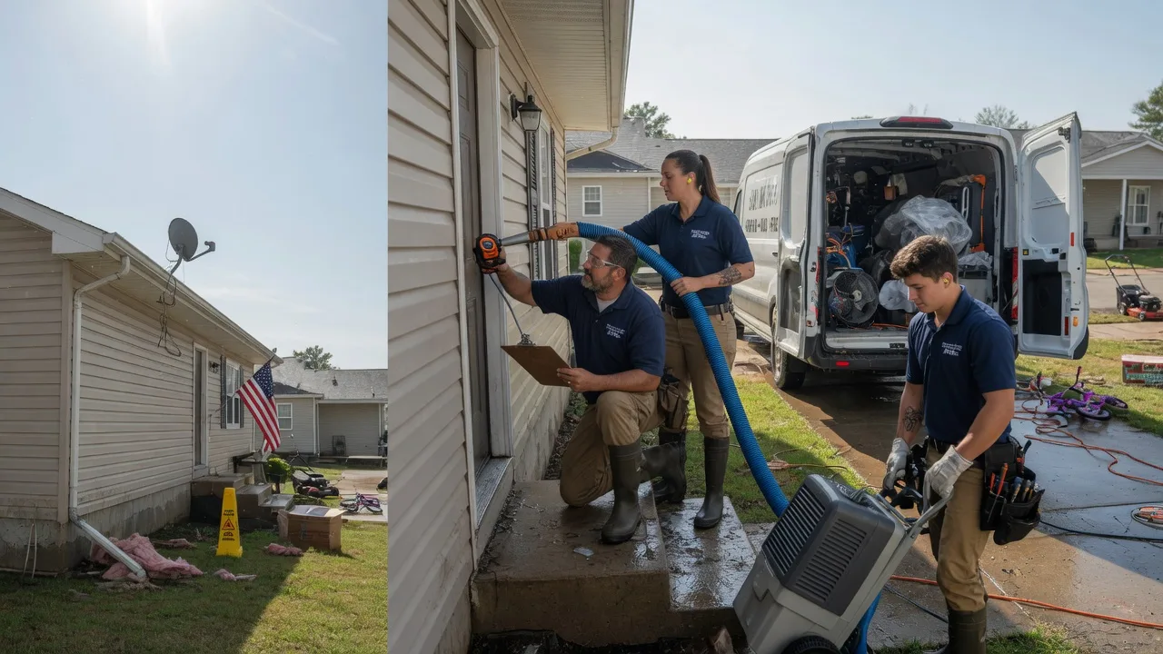 Ceiling Water Damage Restoration in South Milford, IN near me