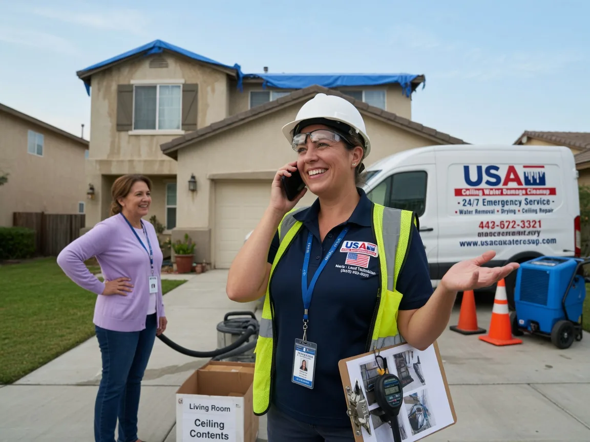 Ceiling Water Damage Restoration South Milford, IN FAQs